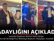 Avender Başkanı Ahmet Halit Vardar Avcılar’da Bağımsız Belediye Başkanı Adaylığını Açıkladı