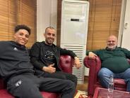 İş insanı Zeki Yüksel derbi galibiyetini Gedson ile kutladı