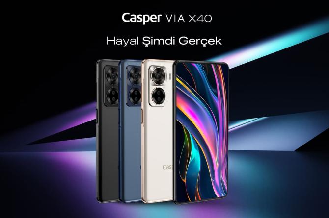 Türkiye’nin En Beğendiği Renkler Casper Via x40’ta