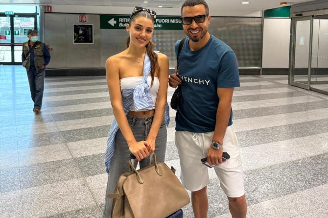 Metin Akay ve Hande Erçel Aynı Karede!
