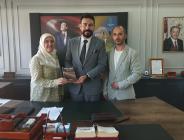 Yazar Saime Fındıkçı ve Mavi Kuş Medya Yayıncılıktan Osmaniye Protokolüne Ziyaret