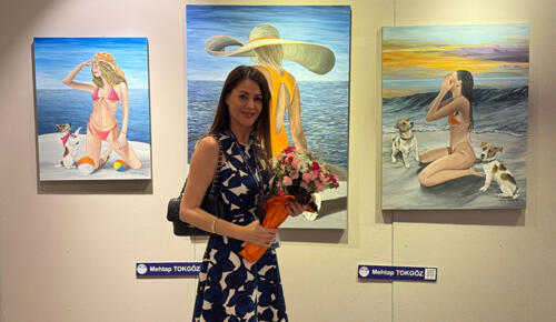 Mehtap Tokgöz, Yeni Eserleriyle Lütfi Kırdar Sanat ve Antika Fuarı’nda