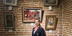 Selma Kavas eserleriyle göz kamaştırdı