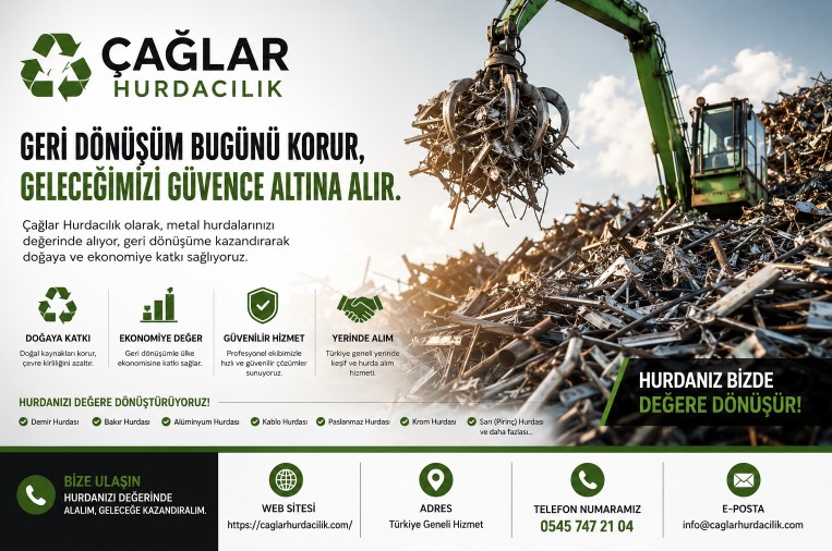 Çağlar Hurdacılık ile Geri Dönüşüm Sektöründe Güvenilir Hizmet Dönemi